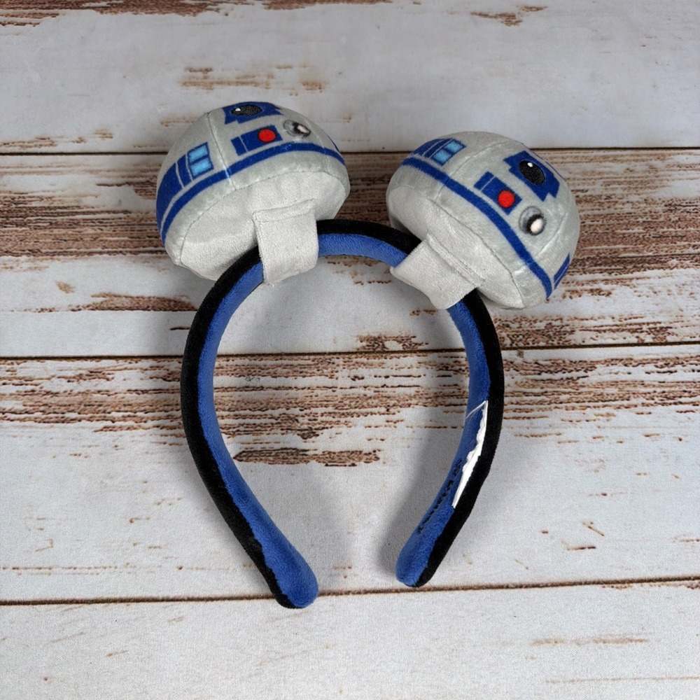Disney Parks Star Wars R2-D2 Create Your Own Plush Headband Ears 2025 Galaxy